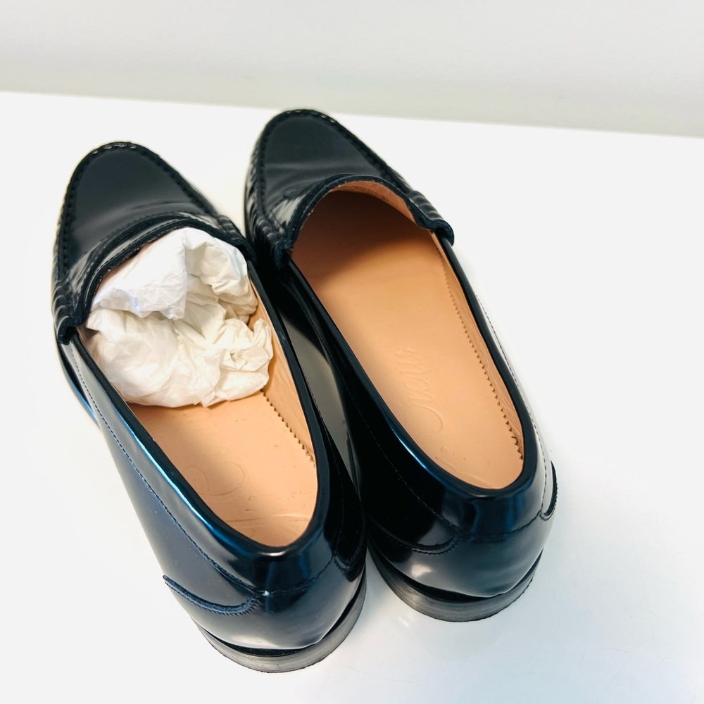 J. Crew Black Leather Loafers - Picture 4 of 9